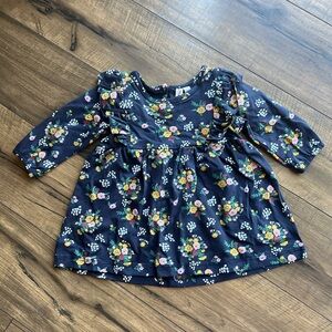 Floral long sleeve Dress 6 month